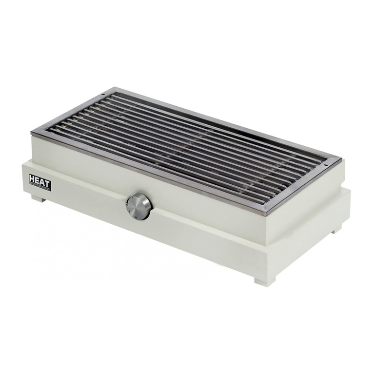 heatco Table BBQ User manual