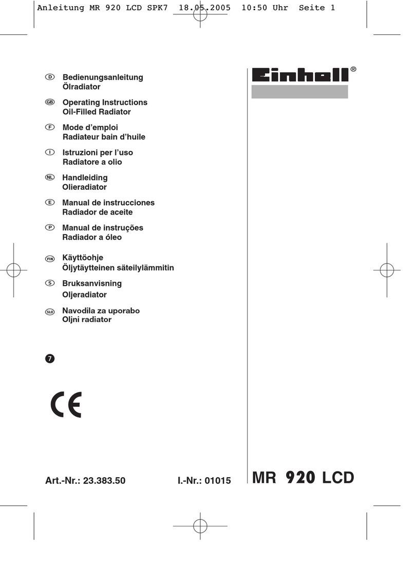 EINHELL MR 920 LCD operating instructions EINHELL MR 920 LCD operating instructions
