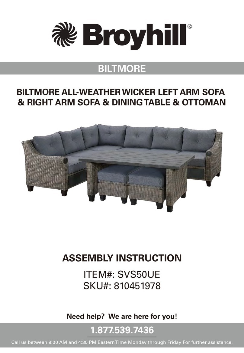 Broyhill BILTMORE Assembly instruction Broyhill BILTMORE Assembly instruction