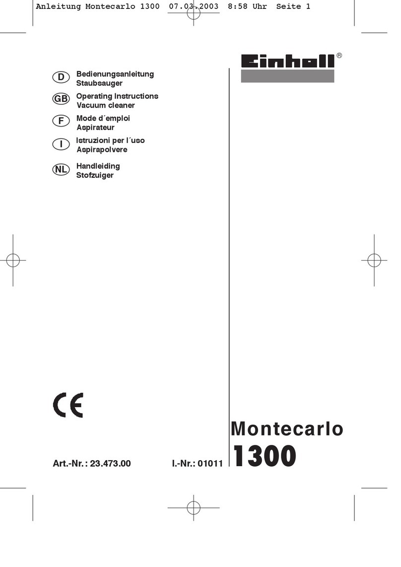 EINHELL Montecarlo 1300 operating instructions