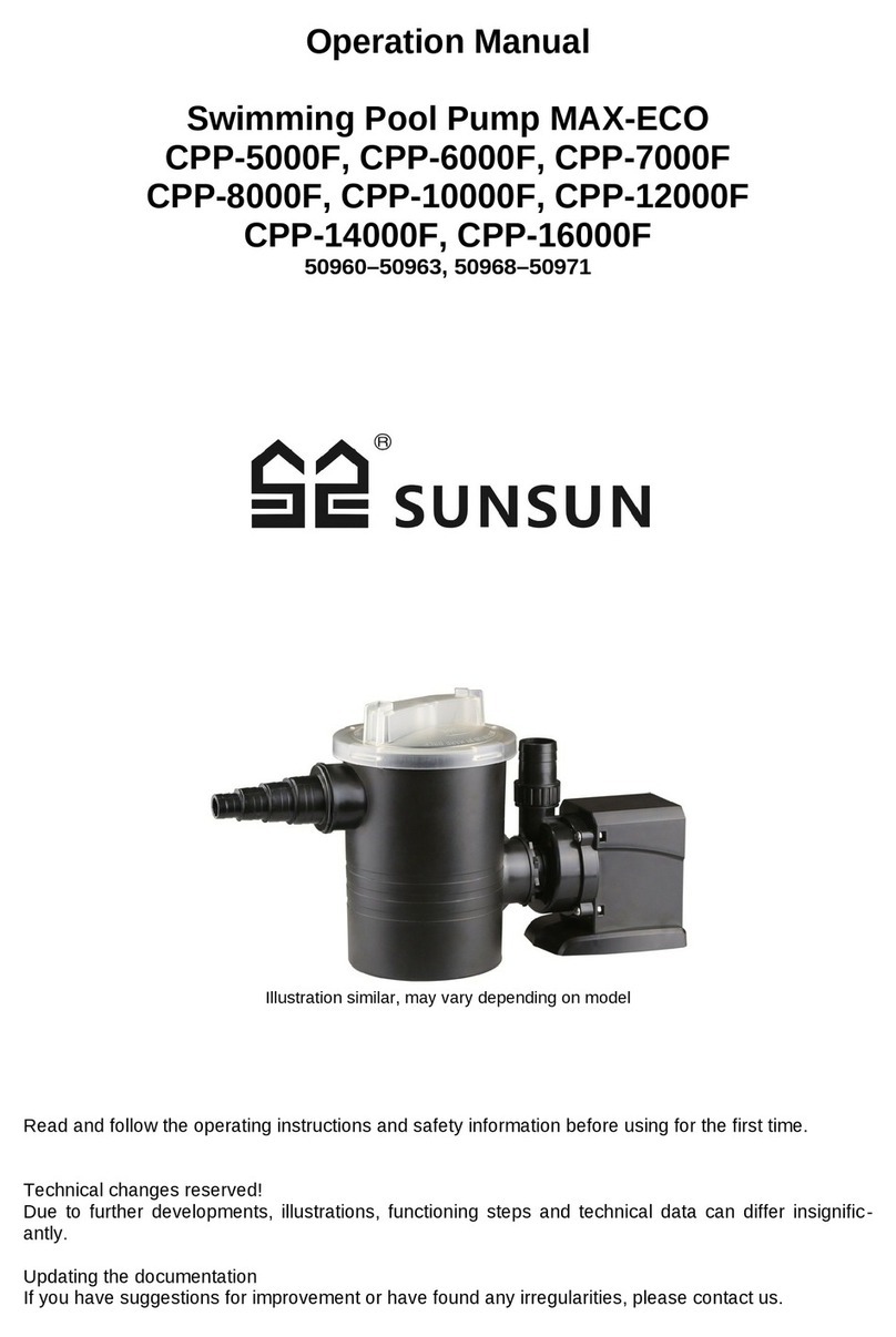 SunSun MAX-ECO CPP-5000F Operation manual