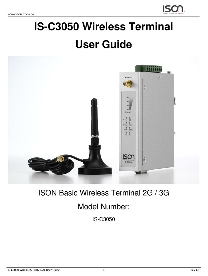 ISON IS-C3050 user guide