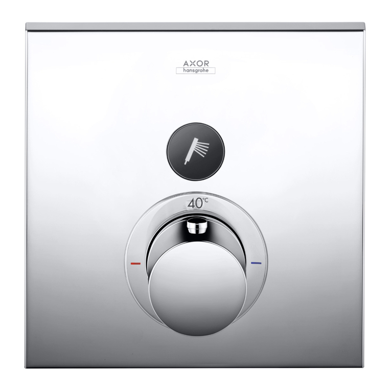 Hans Grohe AXOR ShowerSelect Round 36722 Series Instructions for use/assembly instructions Hans Grohe AXOR ShowerSelect Round 36722 Series Instructions for use/assembly instructions
