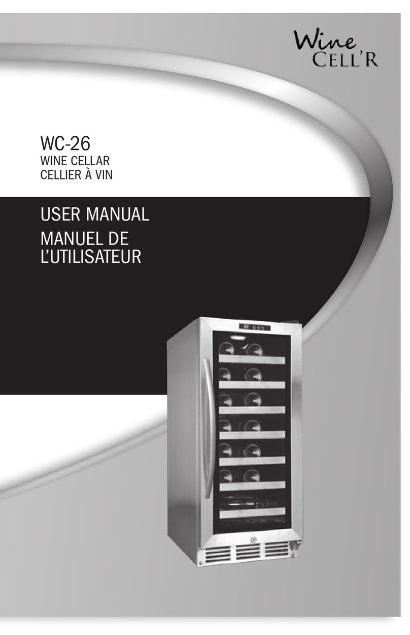 Wine cellr WC-26 User manual