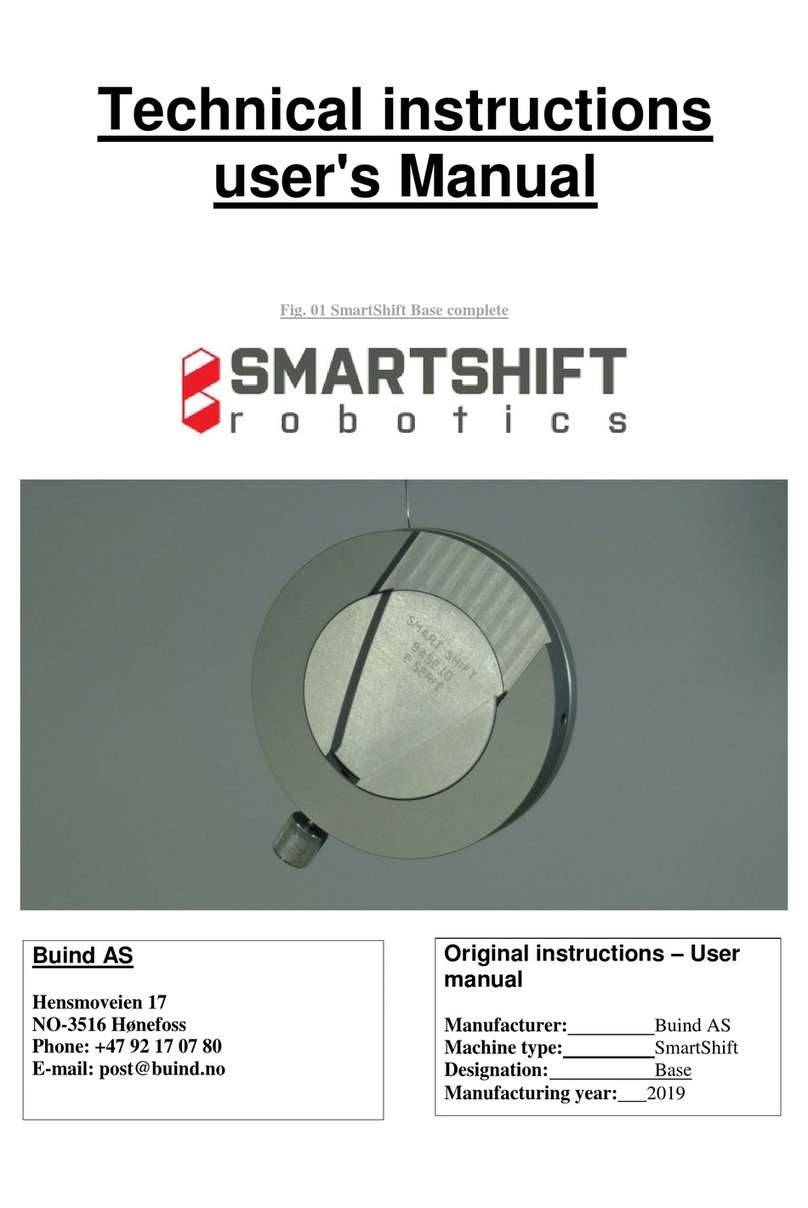 Buind SmartShift Technical instructions user's Manual