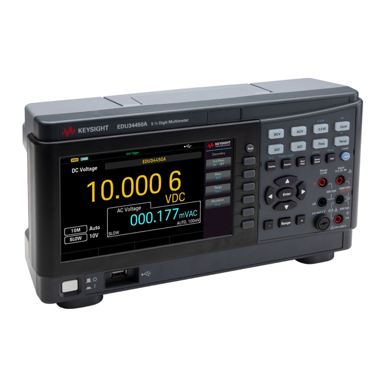Keysight Technologies EDU34450A User manual Keysight Technologies EDU34450A User manual