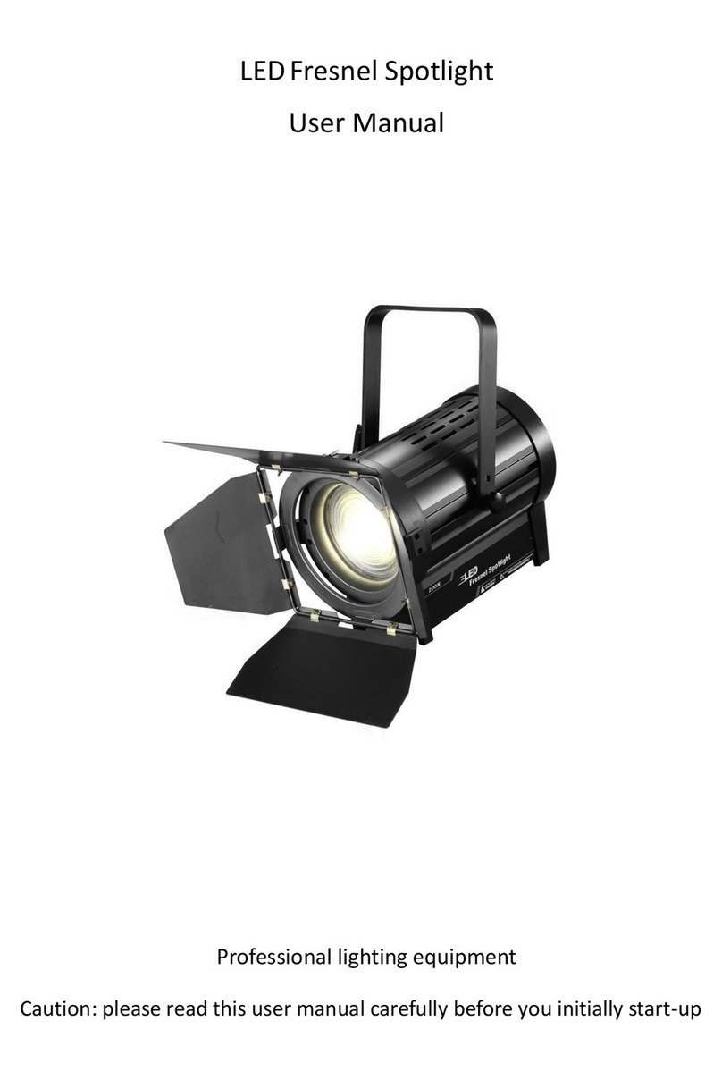 Aolait LED Fresnel Spotlight user manual