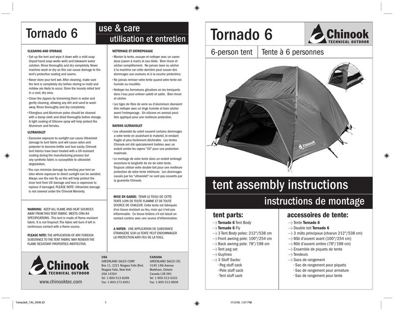 Chinook Tornado 6 Assembly instructions