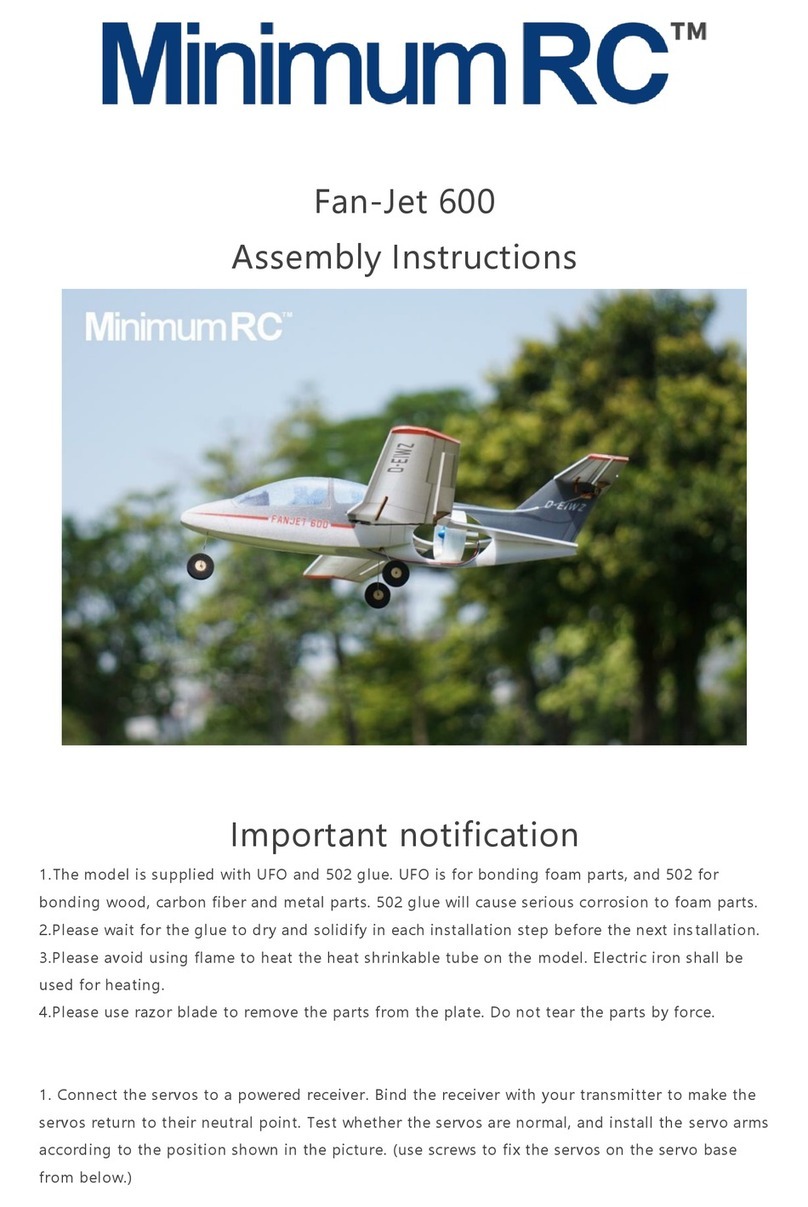 MinimumRC Fan-Jet 600 User manual MinimumRC Fan-Jet 600 User manual