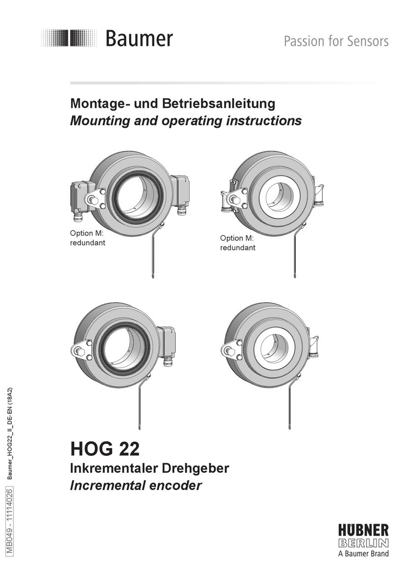 Baumer HOG 22 Service manual
