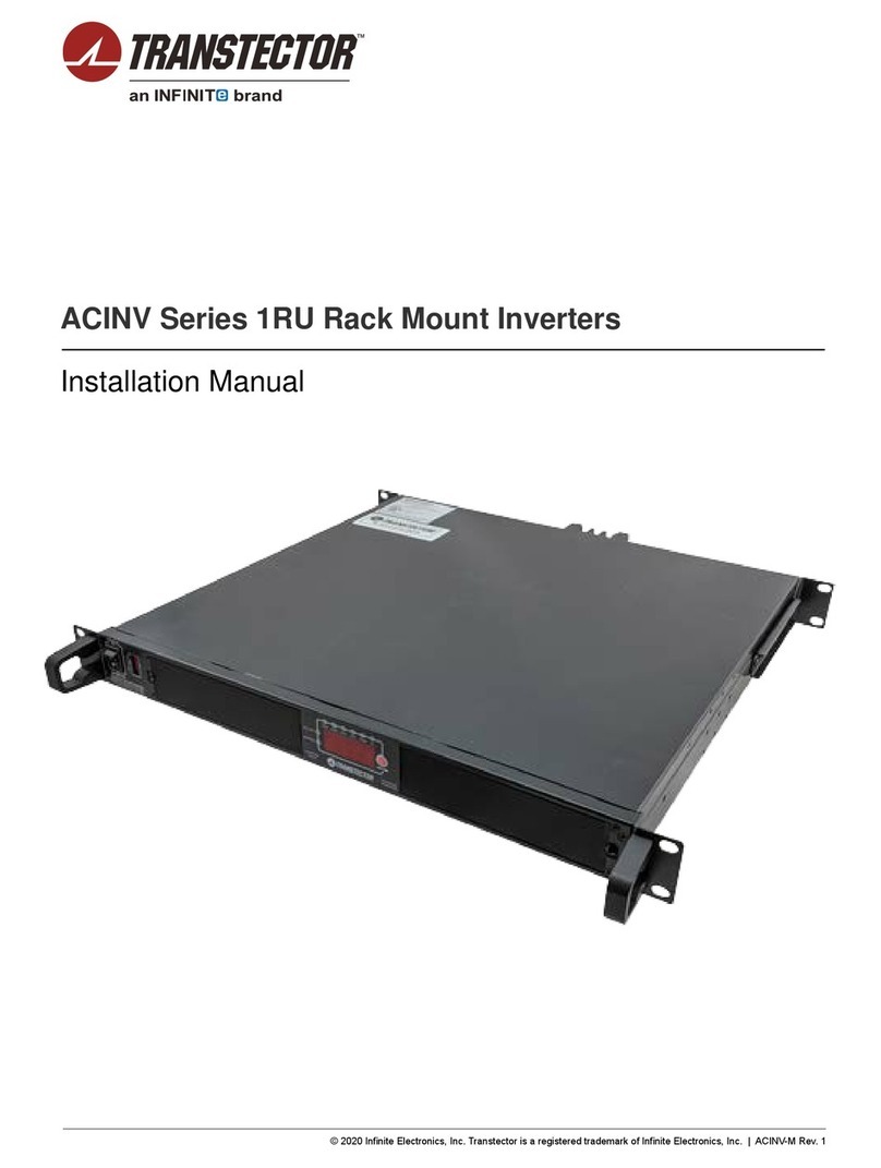 Infinite Transtector ACINV Series installation manual