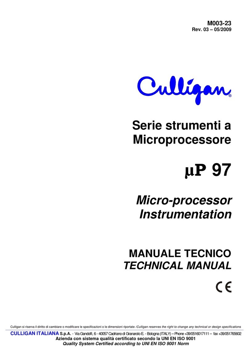 Culligan MP97 manual