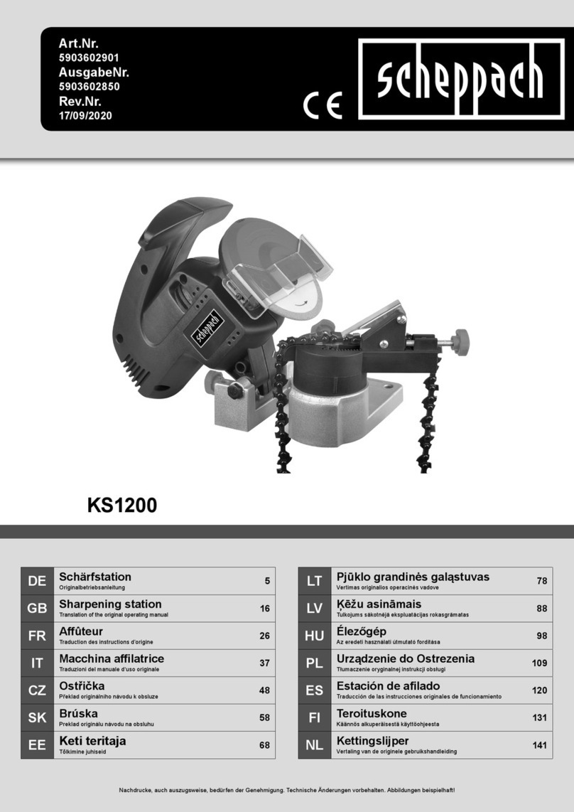 Scheppach KS1200 Operational manual