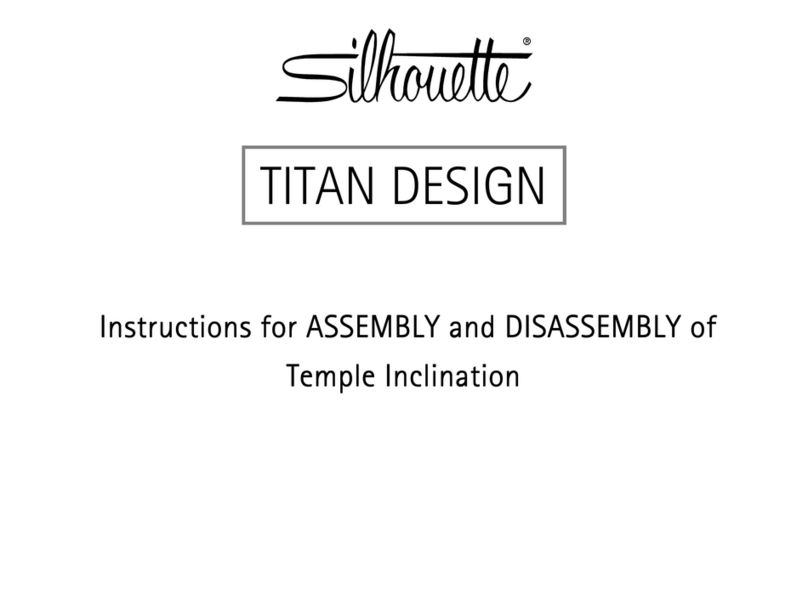 Silhouette TITAN DESIGN Assembly instructions Silhouette TITAN DESIGN Assembly instructions