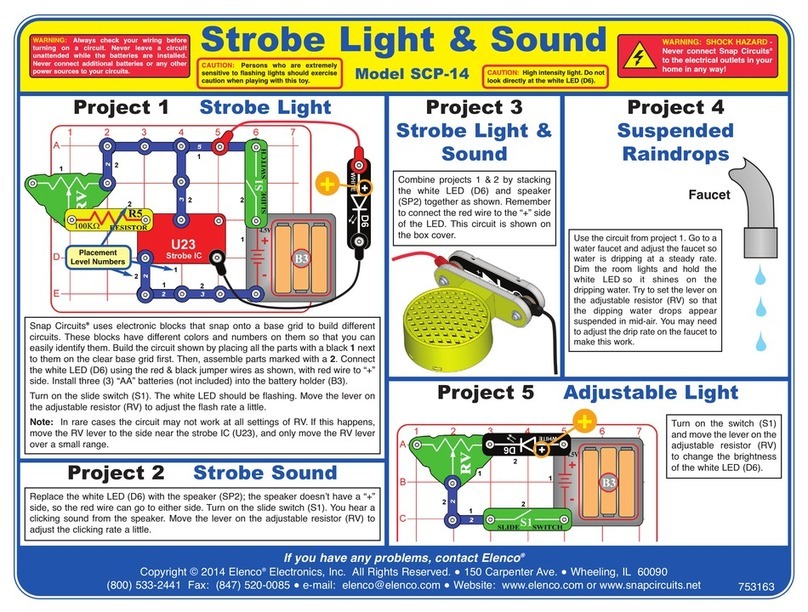 SNAP CIRCUITS SCP-14 quick start guide