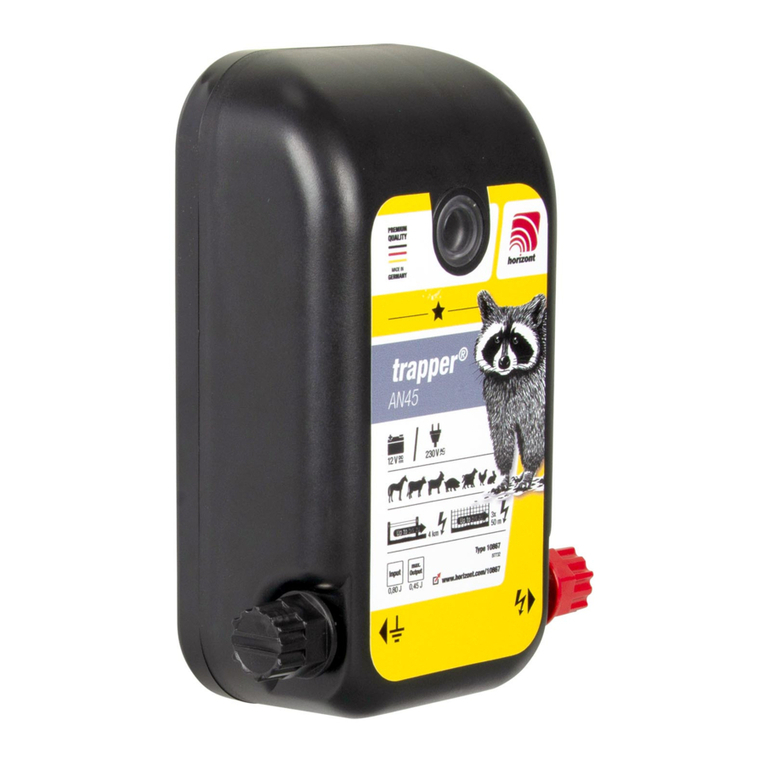 Horizont trapper AN45 instruction manual