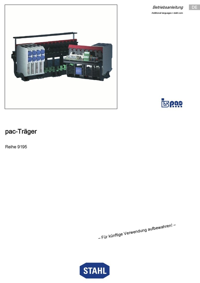 Stahl pac-Carrier 9195 Series operating instructions