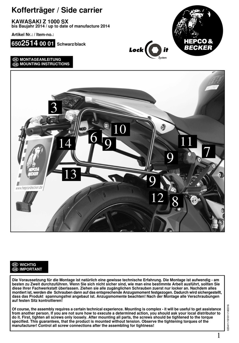 hepco & becker 650.2514 00 01 Mounting instructions