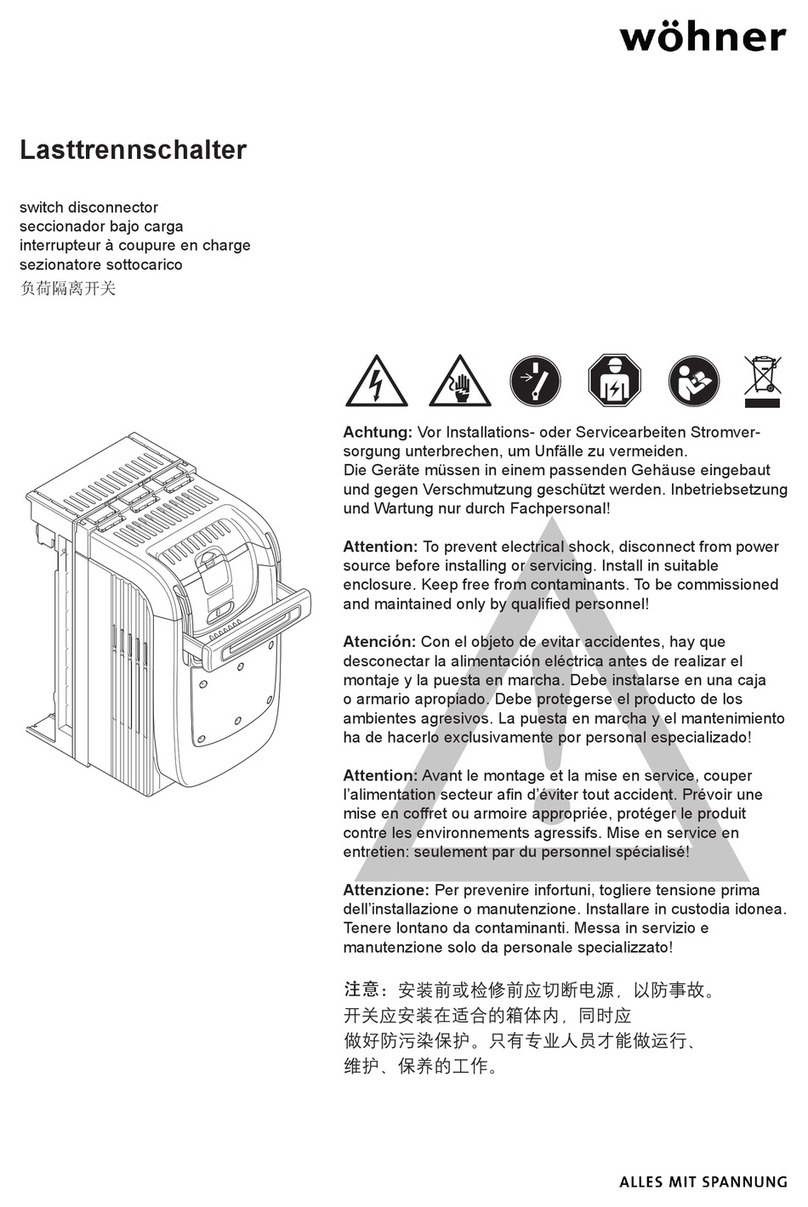 Wöhner 33542 User manual