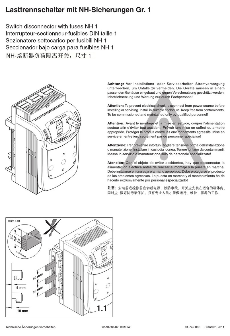 Wöhner 33515 User manual