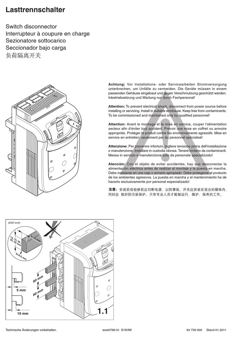 Wöhner 33555 manual