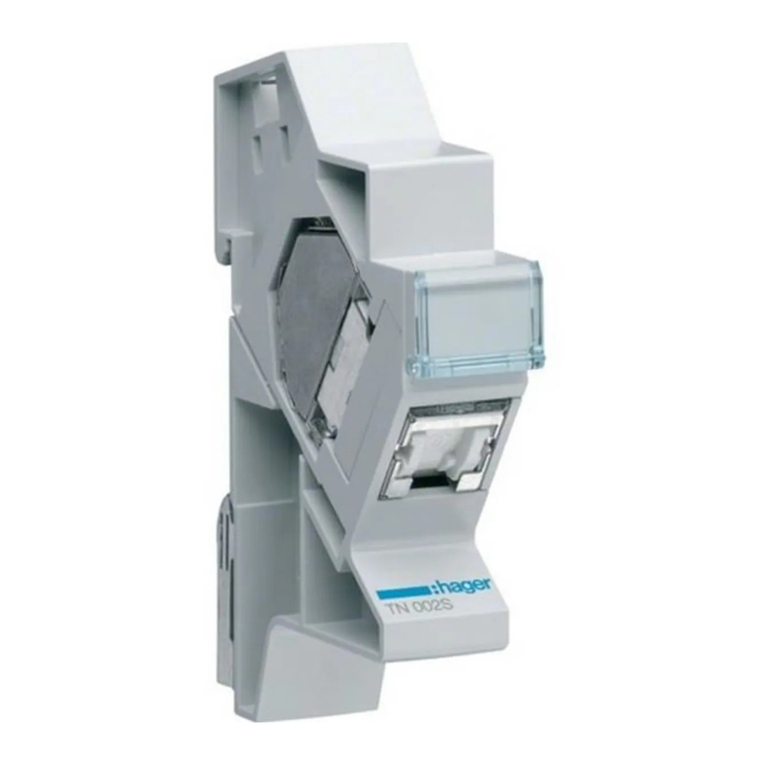 hager TN002S User instructions