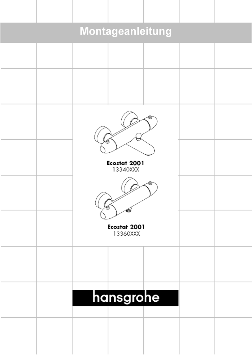 Hans Grohe Ecostat 2001 13340 Series User manual Hans Grohe Ecostat 2001 13340 Series User manual