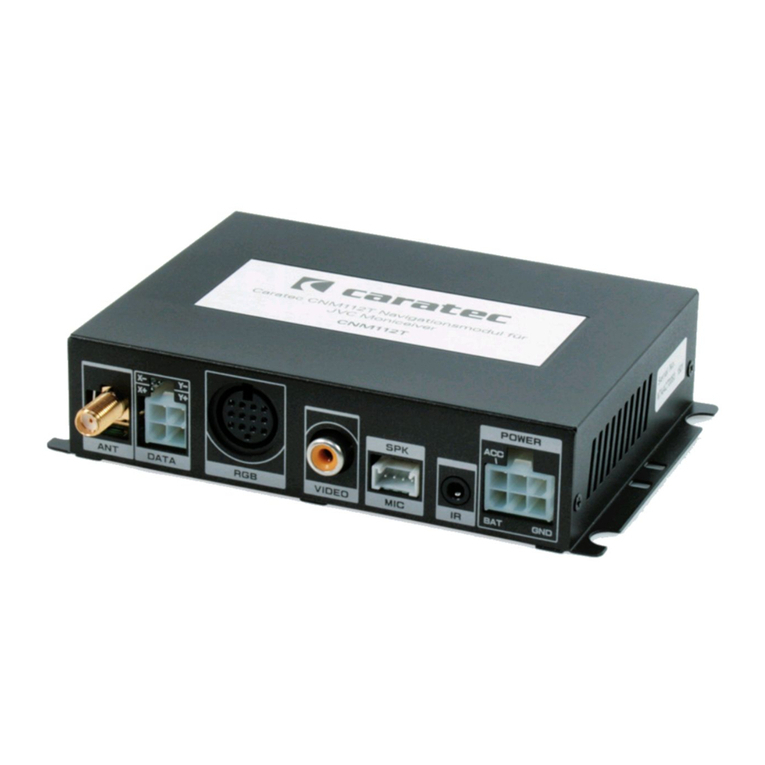 Caratec CNM11xT quick start guide