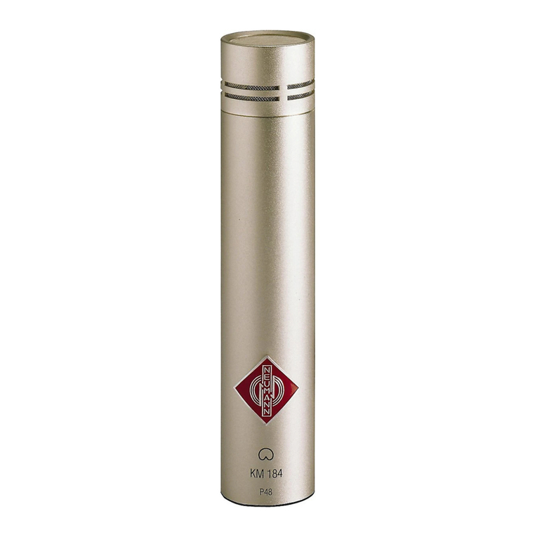 Neumann.Berlin Series 180 operating manual