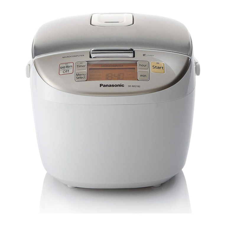 Panasonic SR-MG102 Service manual