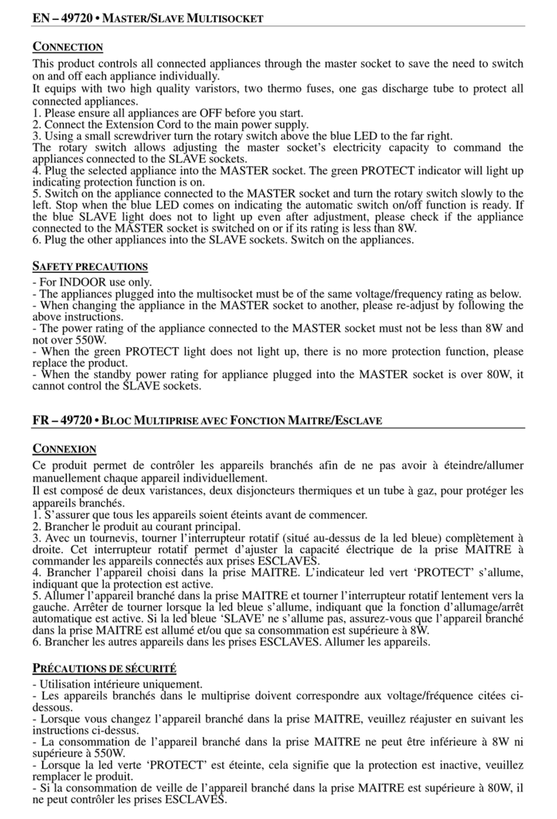 Chacon 49720 user manual