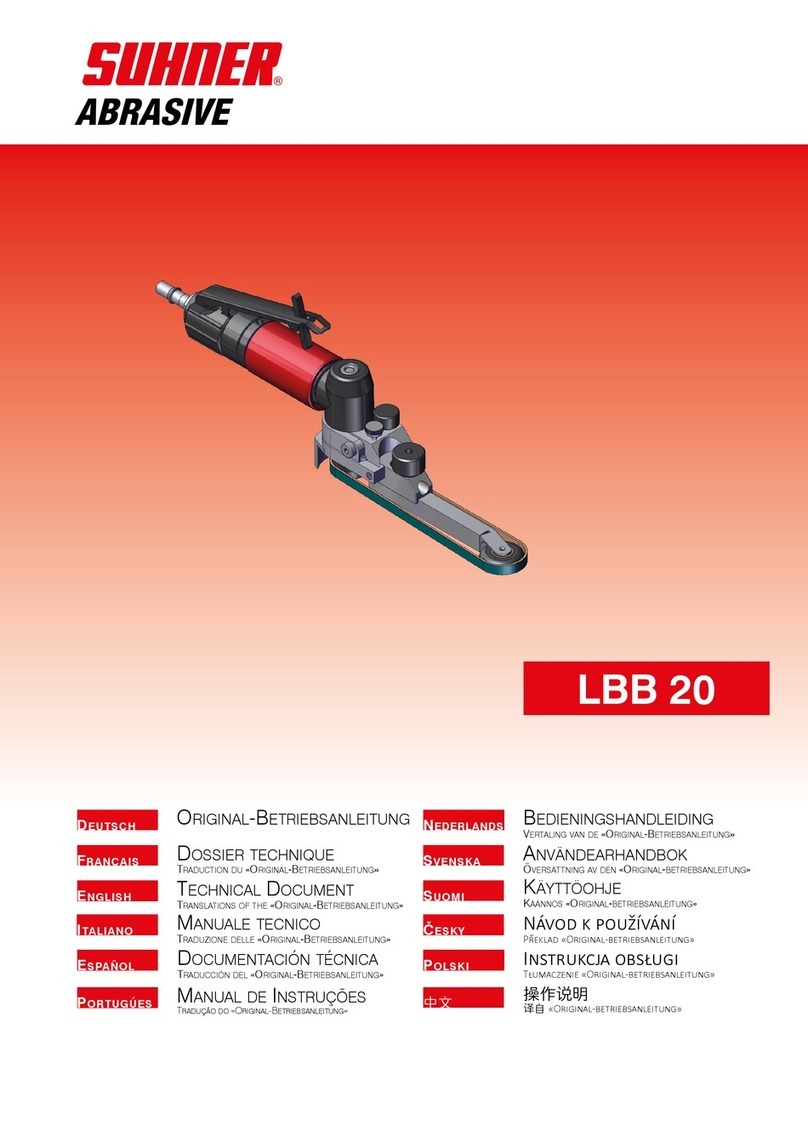 SUHNER ABRASIVE LBB 20 Technical manual