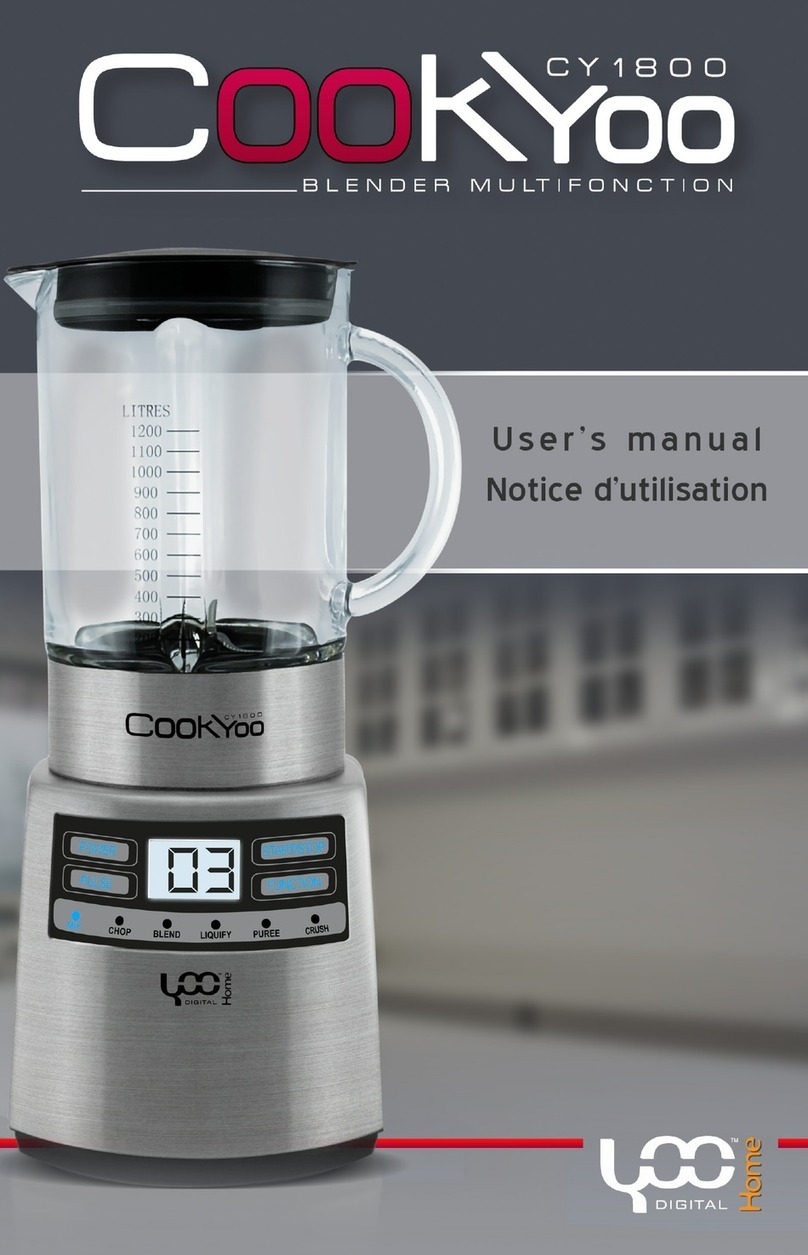 Yoo Digital Home Cookyoo CY1800 user manual