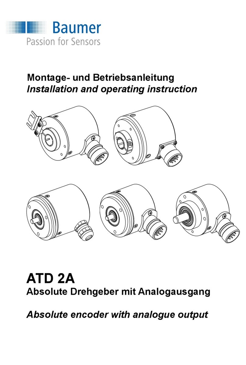 Baumer ATD 2A Installation and operating instruction