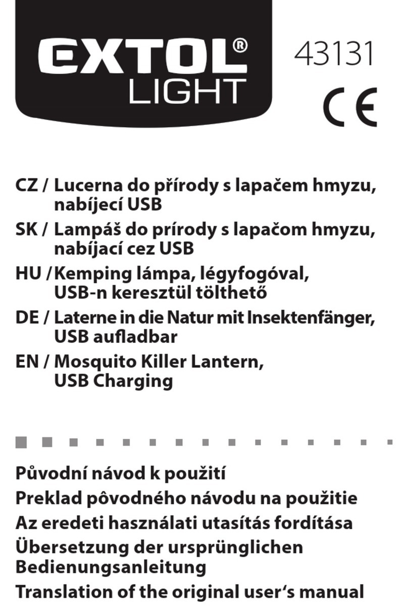 EXTOL LIGHT 43131 Translation of the original user manual