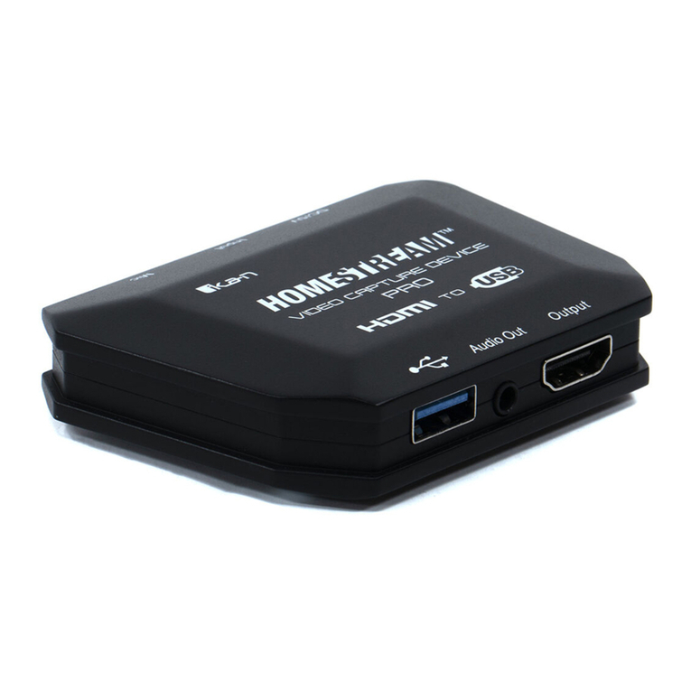 Ikan HomeStream HS-VCD-PRO quick start guide