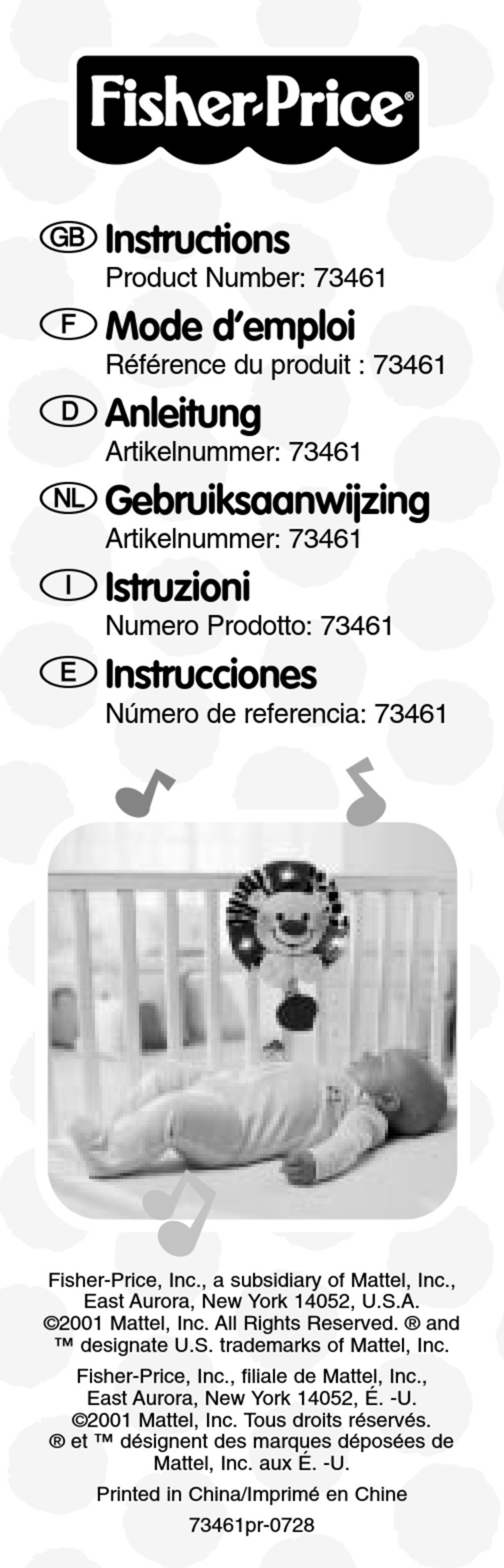 Fisher-Price 73461 instructions