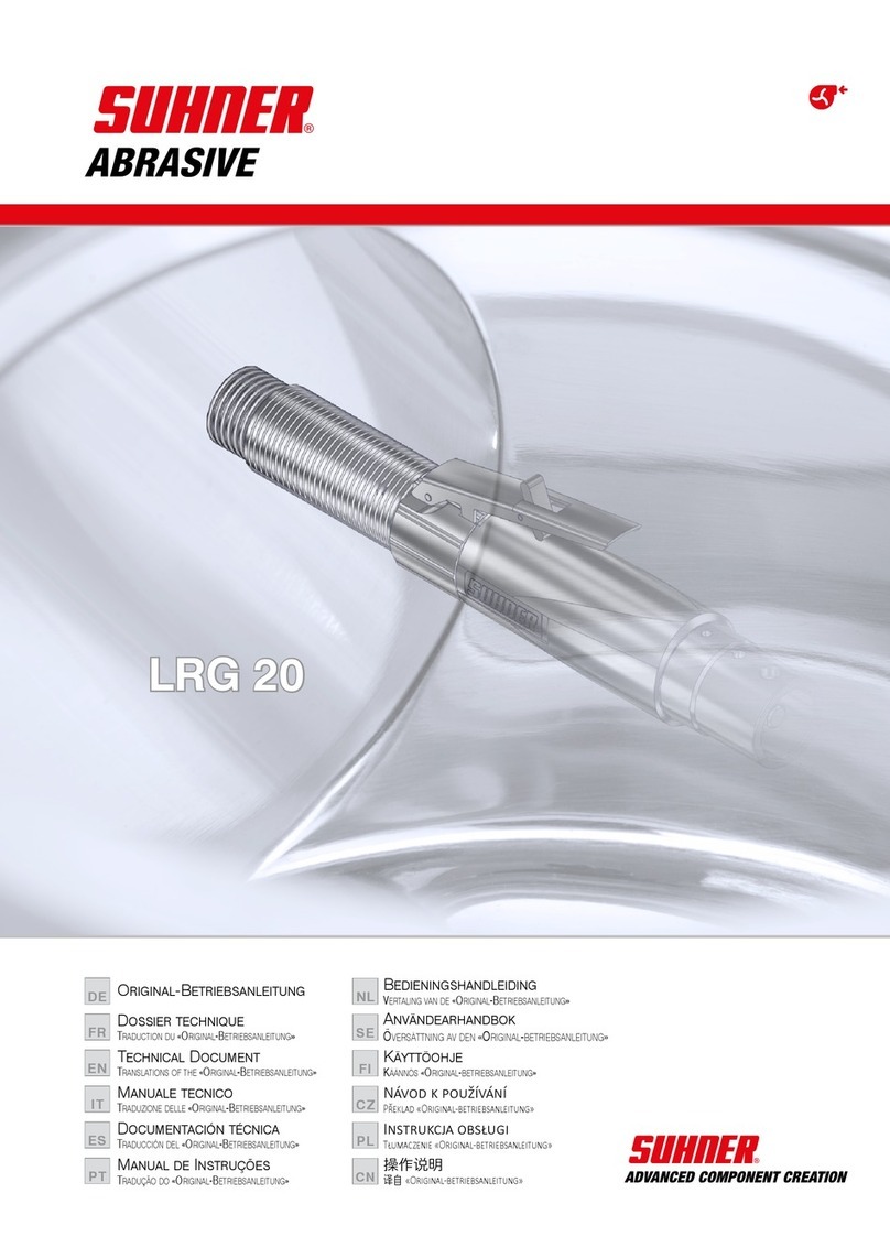 SUHNER ABRASIVE LRG 20 Technical manual