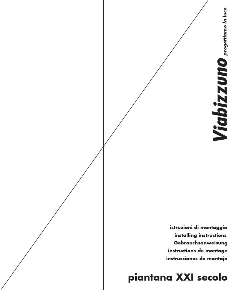 Viabizzuno XXI secolo Instruction Manual