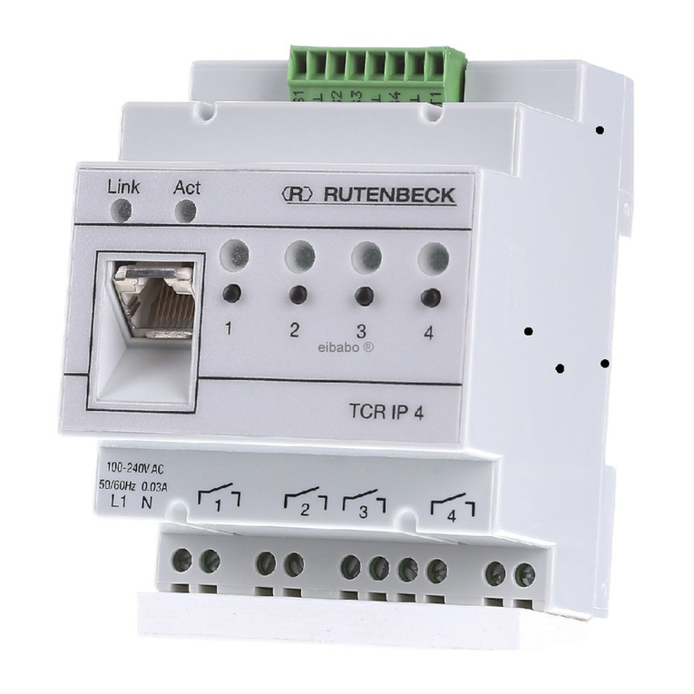 Rutenbeck Control IP 4 operating instructions