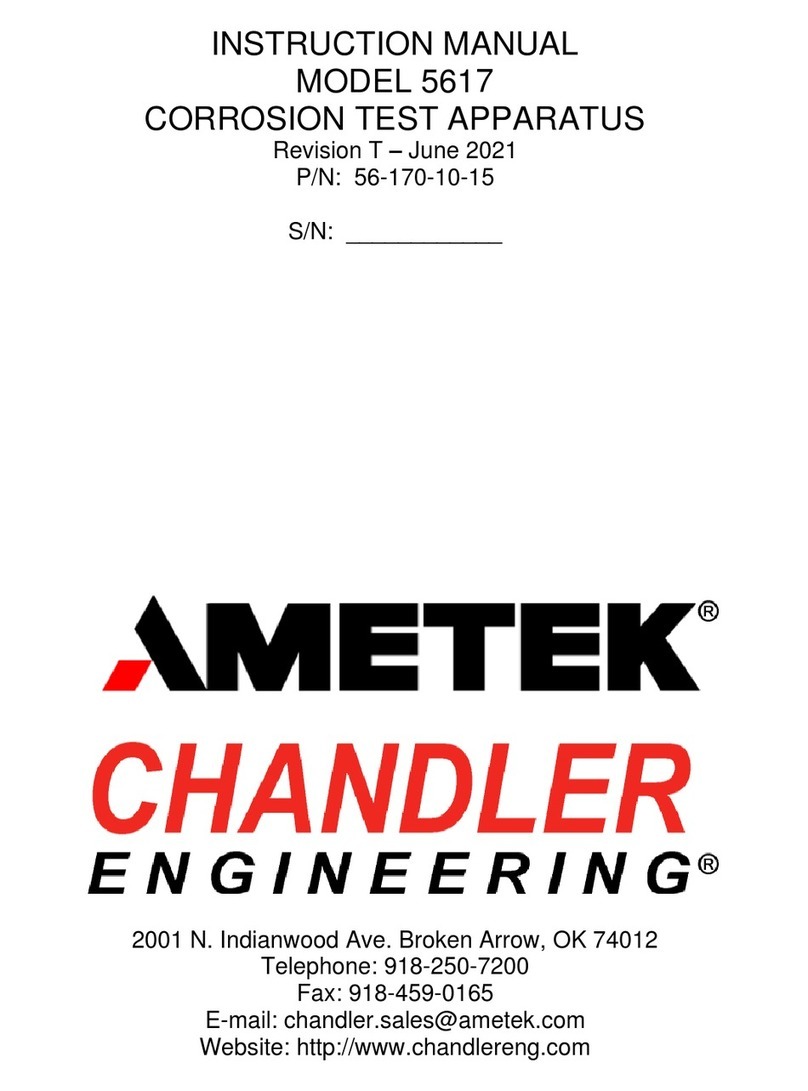 Chandler AMETEK 5617 instruction manual