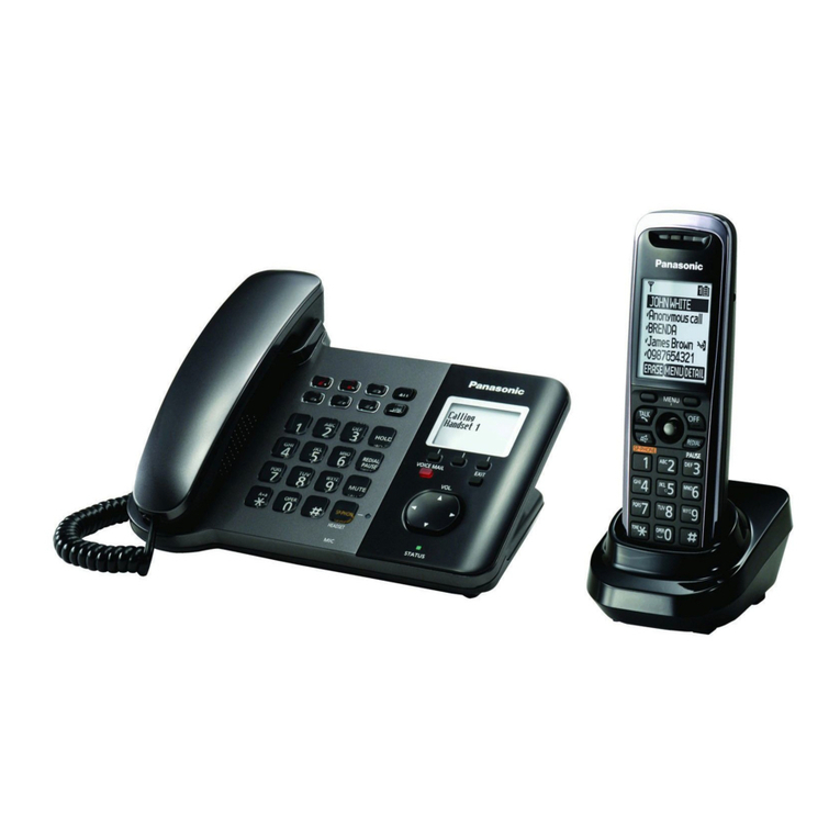 Panasonic TGP 550 User manual