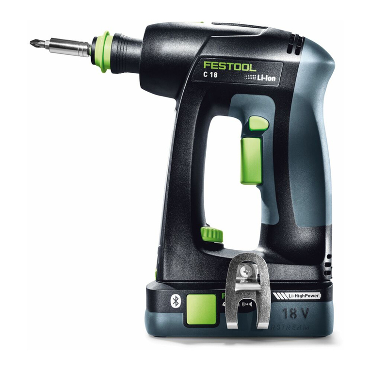 Festool C 18 Li User manual