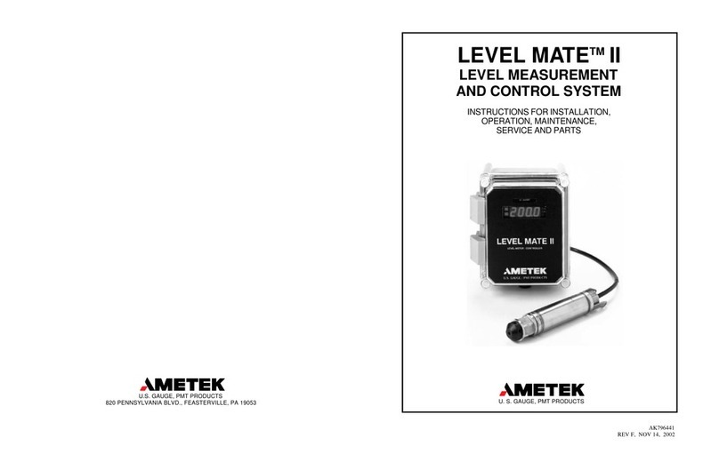 Ametek Level Mate II Programming manual