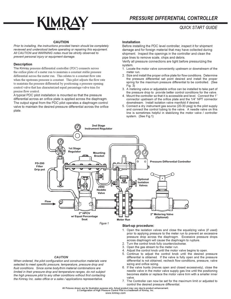 Kimray PDC quick start guide