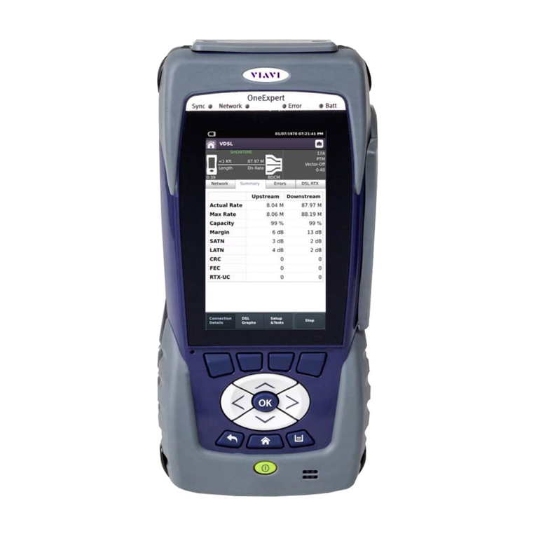 Viavi ONX 580 quick start guide