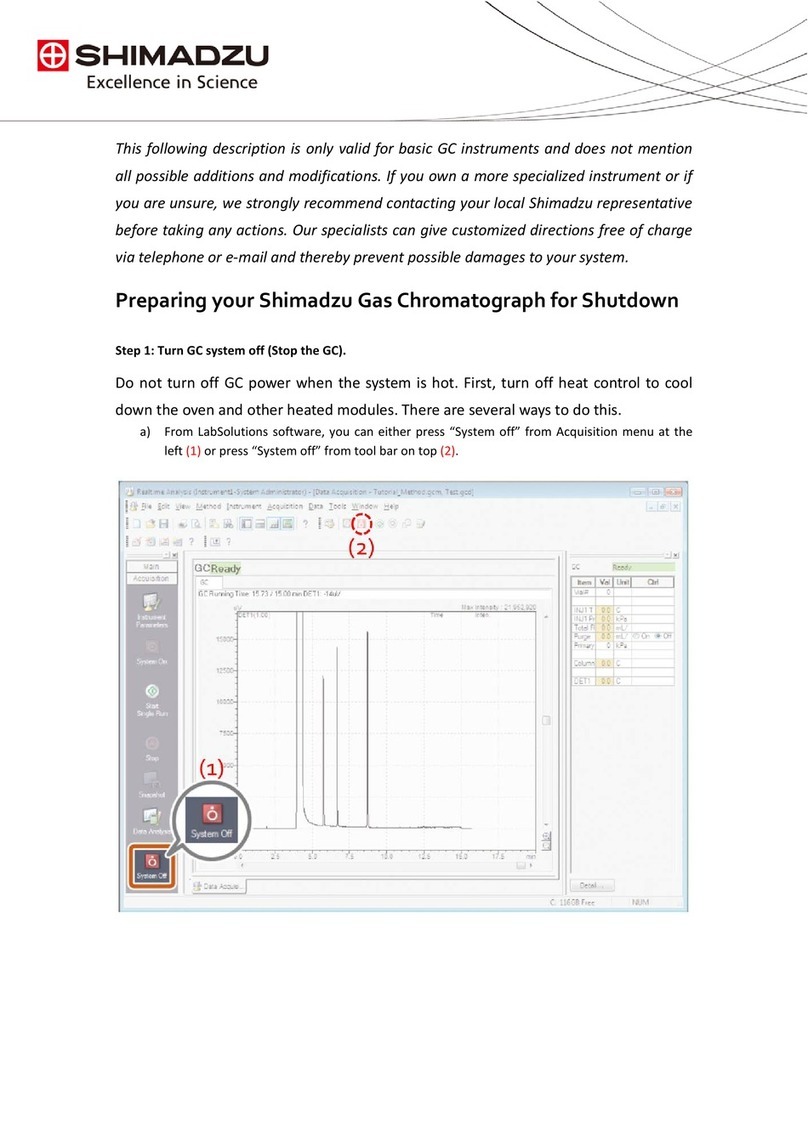 Shimadzu GC quick start guide