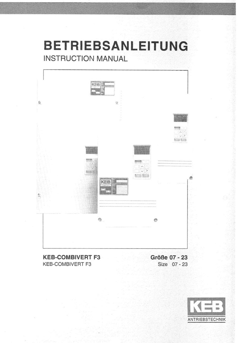 KEBCO COMBIVERT F3 User manual