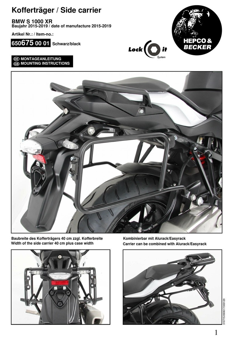 hepco & becker Lock it 650675 00 01 User manual