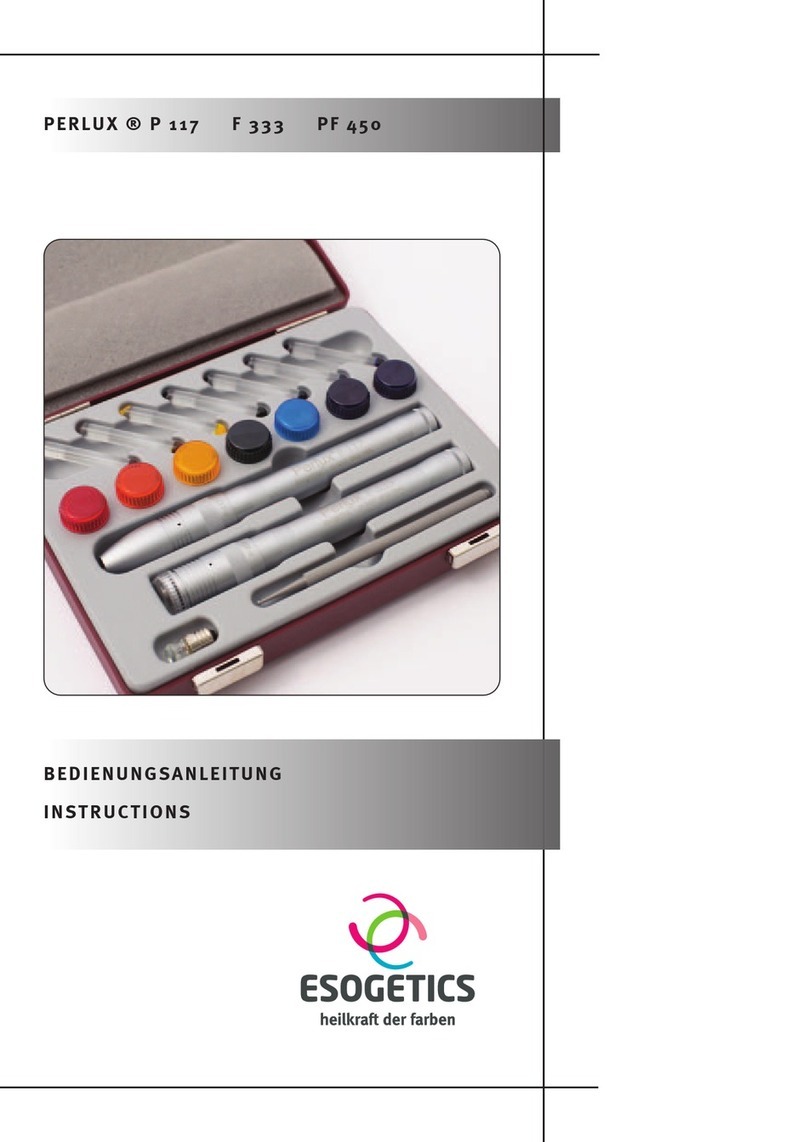 Esogetics PERLUX P 117 User manual